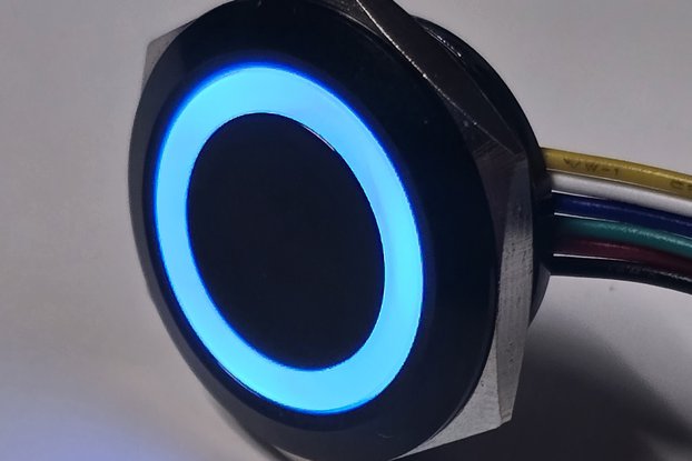 Illuminated Addressable LED Button