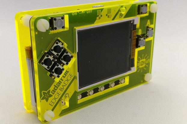 BadgeCase for Adafruit PyBadge and EdgeBadge