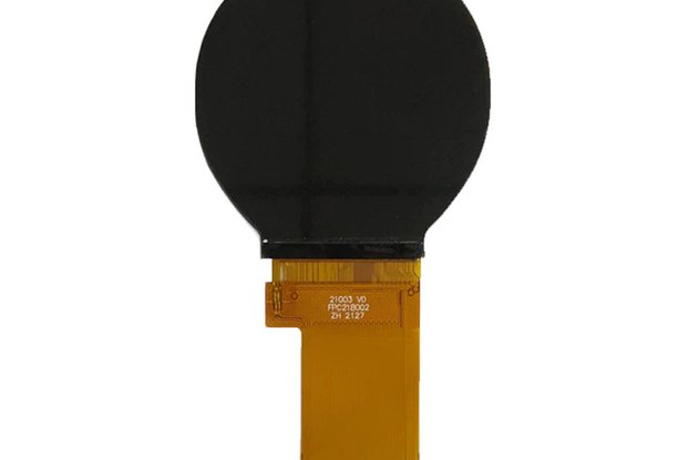 2.1" 480X480 Round 500 nits Transflective TFT