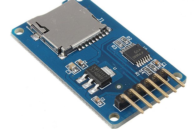 Micro SD card reader module for Arduino